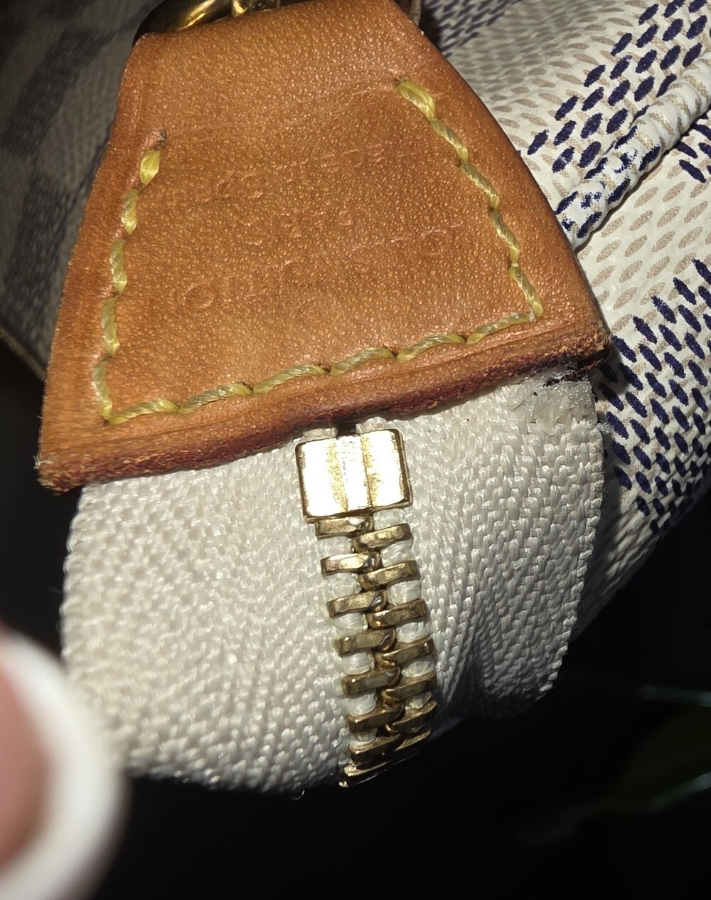 2013 NM LOUIS VUITTON AZUR POCHETTE ACCESSOIRIES CA0183 EXCELLENT - Picture 5 of 16